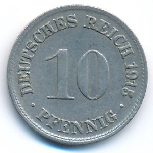 Германия, 10 пфеннигов (1915 г.)