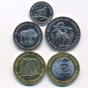 Congo-Brazzaville, Набор монет, 2020