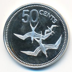 Белиз, 50 центов (1980 г.)