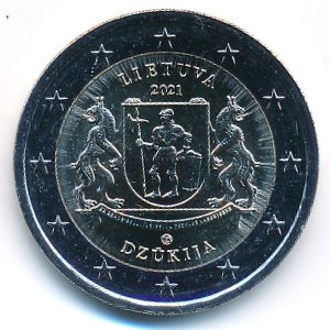 Литва, 2 евро (2021 г.)