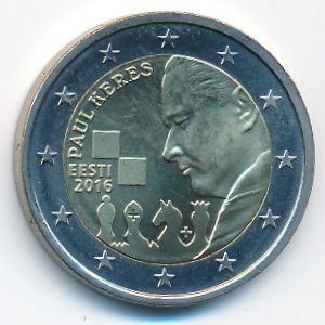 Эстония, 2 евро (2016 г.)