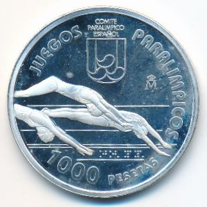 Испания, 1000 песет (1996 г.)