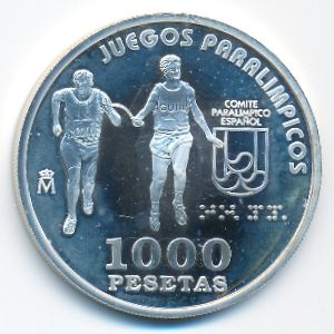 Испания, 1000 песет (2000 г.)