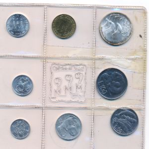 San Marino, Набор монет, 1975