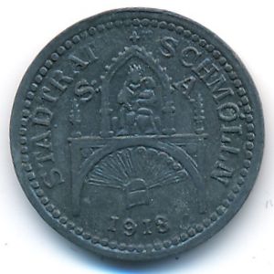 Шмёльн., 5 пфеннигов (1918 г.)