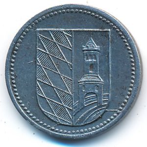 Гюнцбург., 10 пфеннигов (1917 г.)