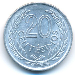 Уругвай, 20 сентесимо (1965 г.)