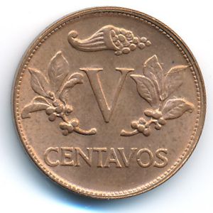 Колумбия, 5 сентаво (1972 г.)