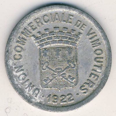 Вимутье., 25 сентим (1922 г.)