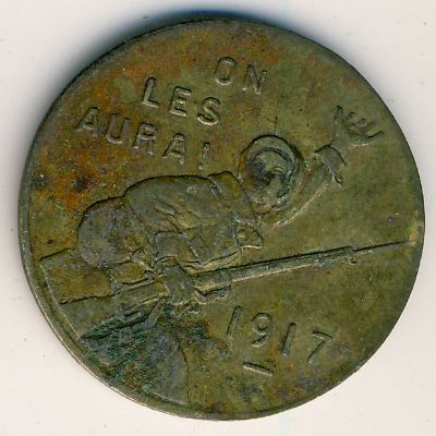 Мазаме., 25 сентим (1917 г.)