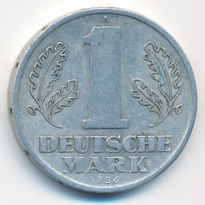 ГДР, 1 марка (1956 г.)