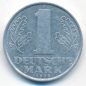 ГДР, 1 марка (1963 г.)