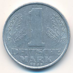 ГДР, 1 марка (1963 г.)