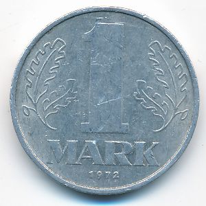 ГДР, 1 марка (1972 г.)