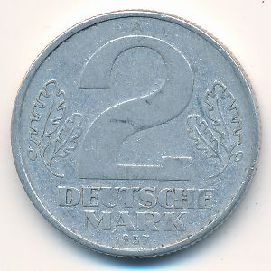 ГДР, 2 марки (1957 г.)
