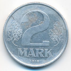 ГДР, 2 марки (1978 г.)