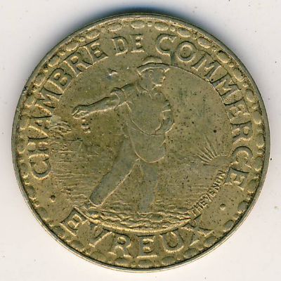 Эврё., 1 франк (1922 г.)