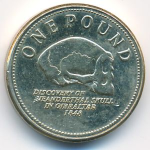 Гибралтар, 1 фунт (2009–2013 г.)