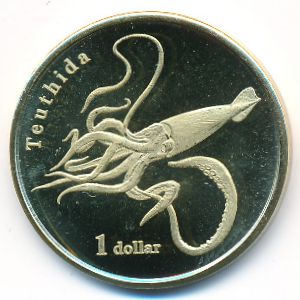 Муреа., 1 доллар (2021 г.)