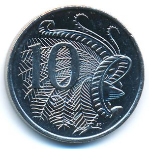 Австралия, 10 центов (2020 г.)