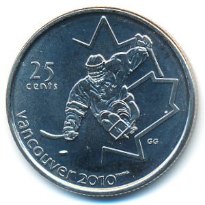 Canada, 25 cents, 2009