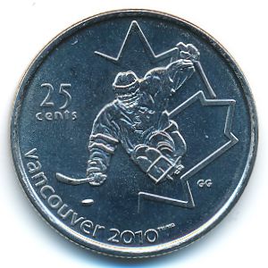 Canada, 25 cents, 2009