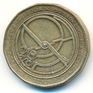 Чехия, 20 крон (2000 г.)