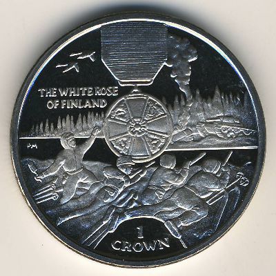 Остров Мэн, 1 крона (2004 г.)