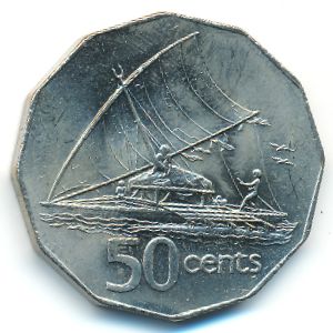 Фиджи, 50 центов (1976 г.)