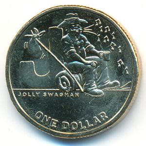 Австралия, 1 доллар (2021 г.)