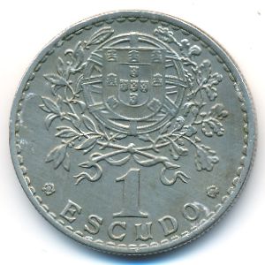 Португалия, 1 эскудо (1968 г.)