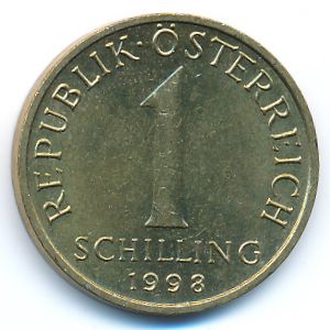 Австрия, 1 шиллинг (1998 г.)