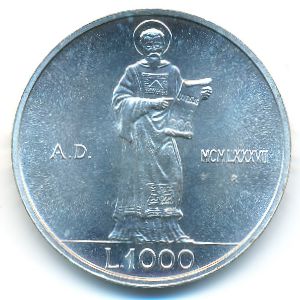 Сан-Марино, 1000 лир (1987 г.)