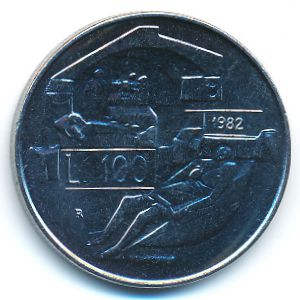 Сан-Марино, 100 лир (1982 г.)