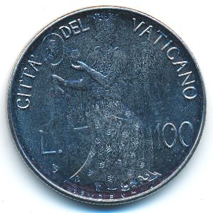 Ватикан, 100 лир (1980 г.)