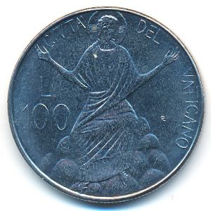 Ватикан, 100 лир (1986 г.)