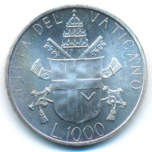 Vatican City, 1000 lire, 1986