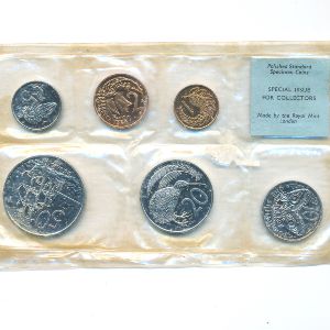 New Zealand, Набор монет, 1968