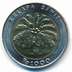 Индонезия, 1000 рупий (1993 г.)