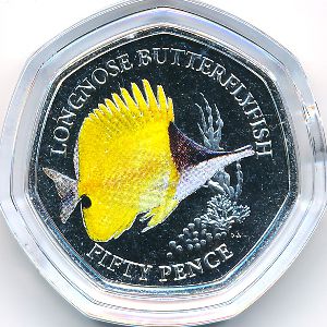 British Indian Ocean Territory, 50 pence, 2021