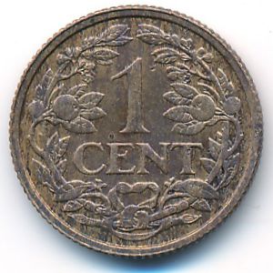 Нидерланды, 1 цент (1918 г.)