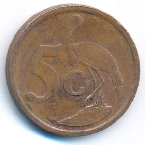 ЮАР, 5 центов (2006 г.)