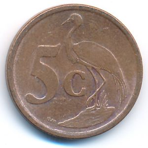 ЮАР, 5 центов (2006 г.)