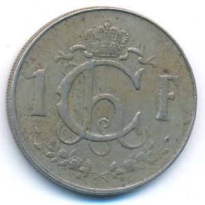 Luxemburg, 1 franc, 1960