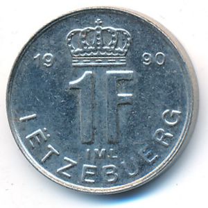 Люксембург, 1 франк (1990 г.)