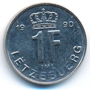 Люксембург, 1 франк (1990 г.)