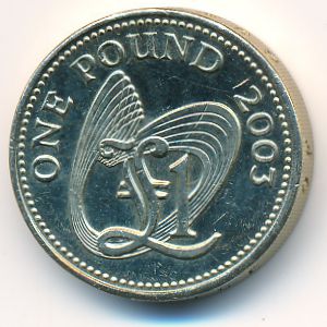 Гернси, 1 фунт (2003 г.)
