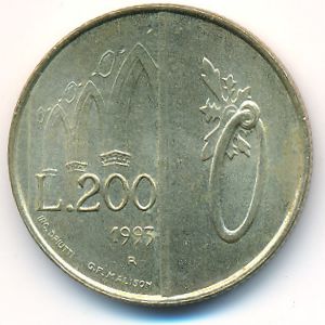 Сан-Марино, 200 лир (1993 г.)