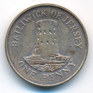 Джерси, 1 пенни (2008 г.)