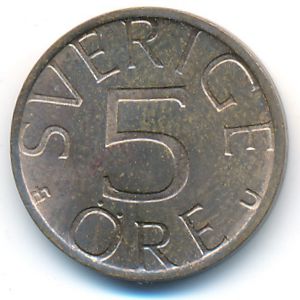 Швеция, 5 эре (1977 г.)
